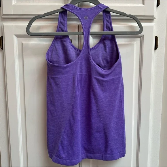 Lululemon Ebb & Flow Racerback Tank Top in Purple Size 8 - Picture 3 of 8